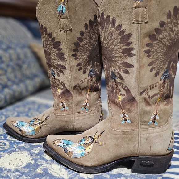 Miss Macie 'Shawnee' Cowgirl Boots, NWOT - Size 7 - Picture 2 of 6